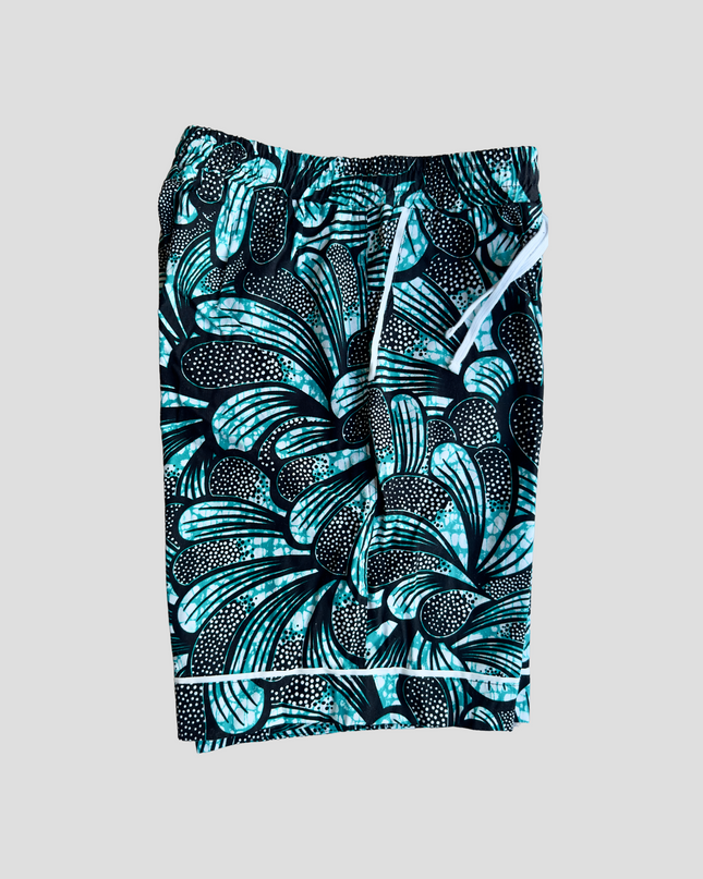 Kitenge Design Lounge Short for Women Floral