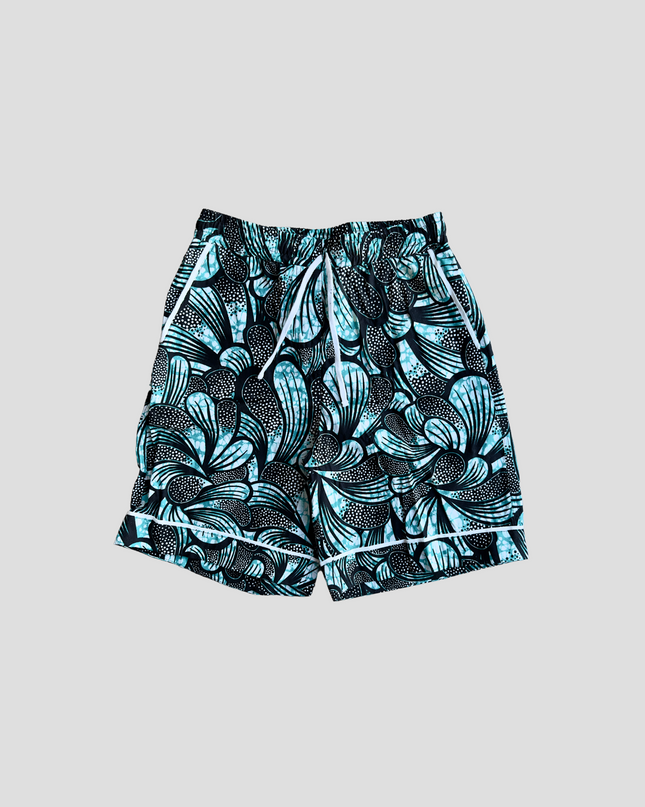 Kitenge Design Lounge Short for Women Floral