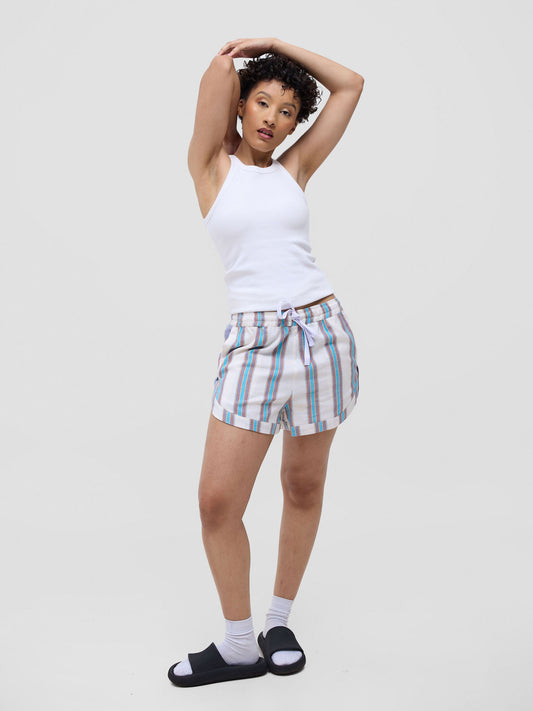 Woven Cotton Lounge Pyjama Short for Women