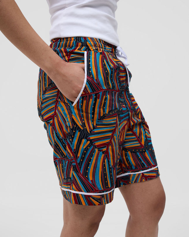 Kitenge Design Lounge Short for Women