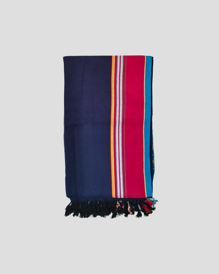 Kikoy Fabric Wrap in Navy Blue