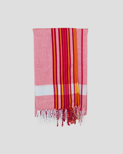 Kikoy Fabric Wrap in Multipink