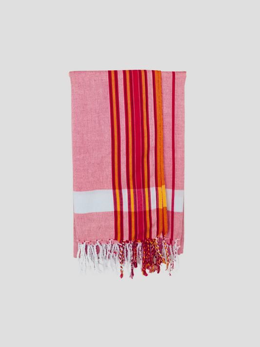 Kikoy Fabric Scarf in Multipink